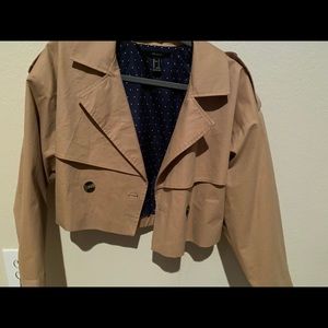 Forever 21 Cropped Trench Coat
